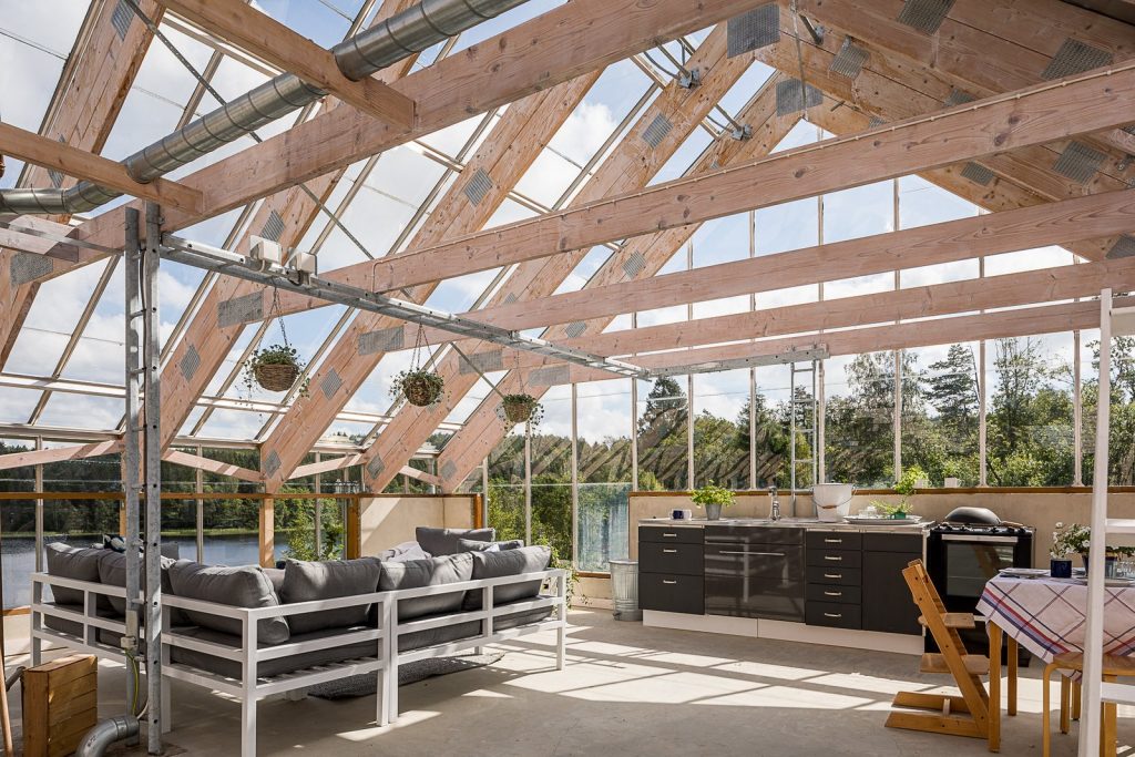 View of Sweden's Eco-Luxury Greenhouse Home - Adorable HomeAdorable Home
