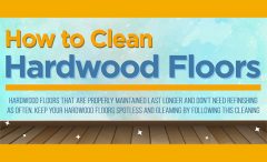 Cleaning And Maintaining Hardwood Floors Infographic