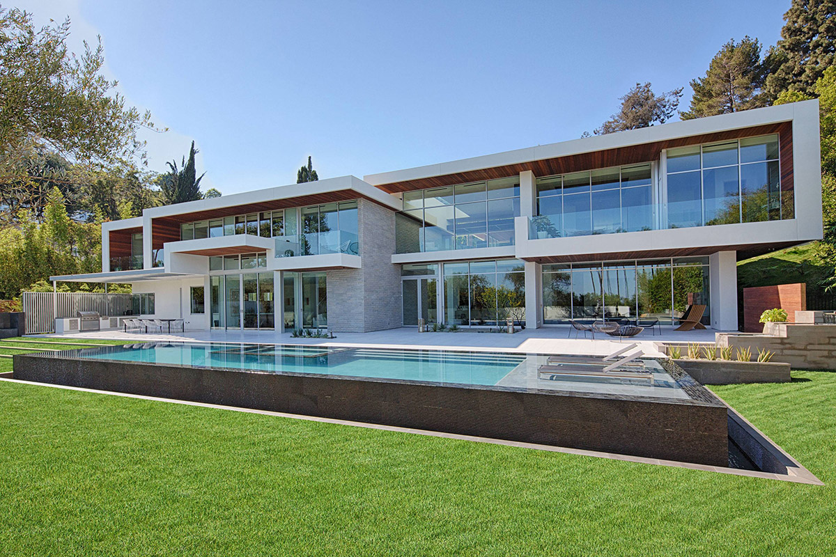 Contemporary House With A Pool