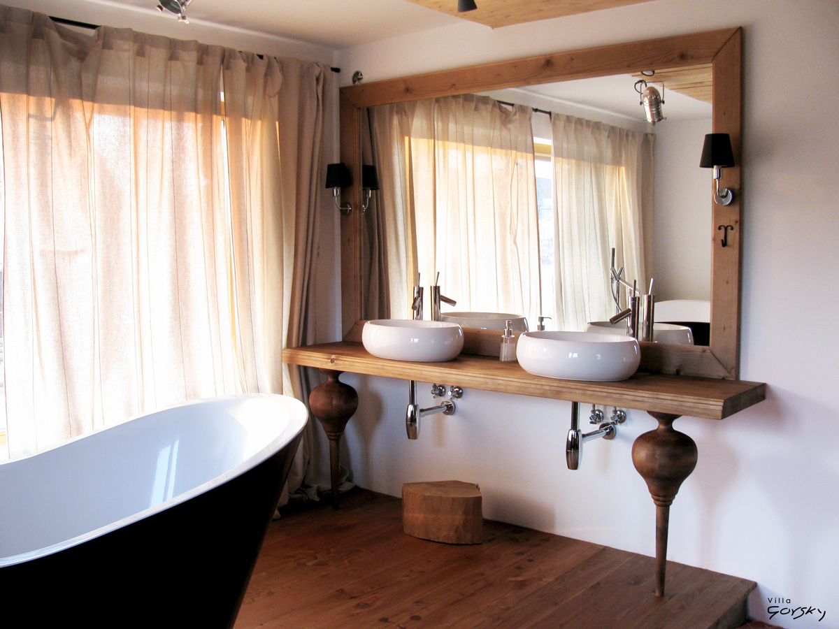 Luxury Bathroom With A Freestanding Tub