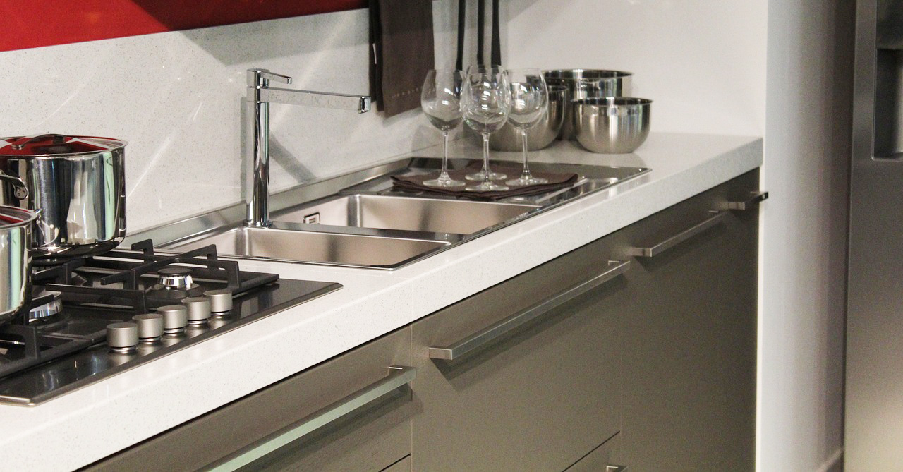 Kitchen Sink With Two Basins