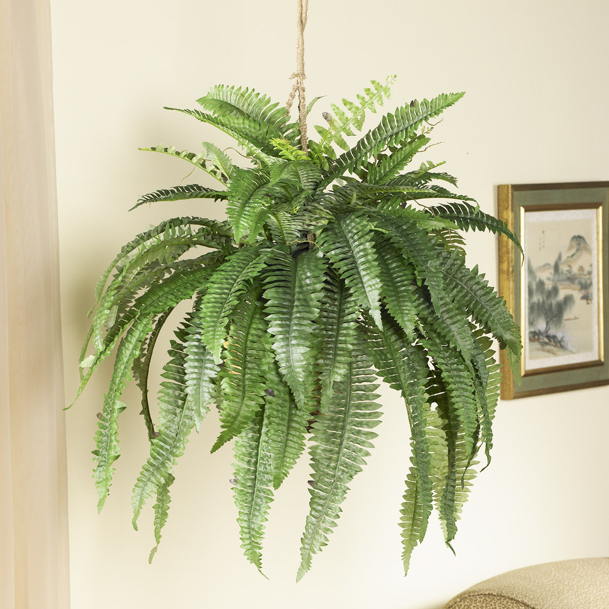 Hanging Fake Fern