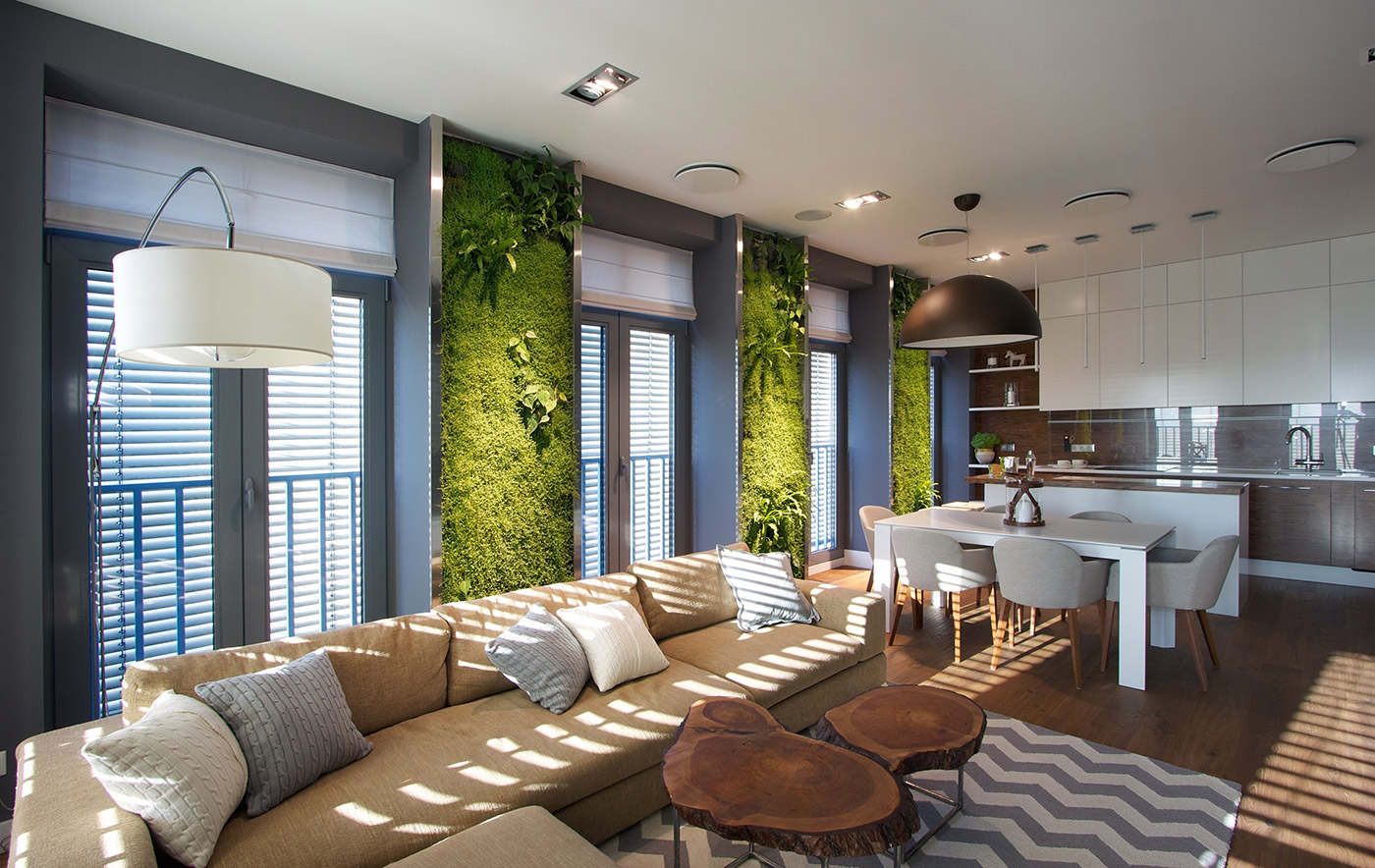 Living Walls In An Apartment