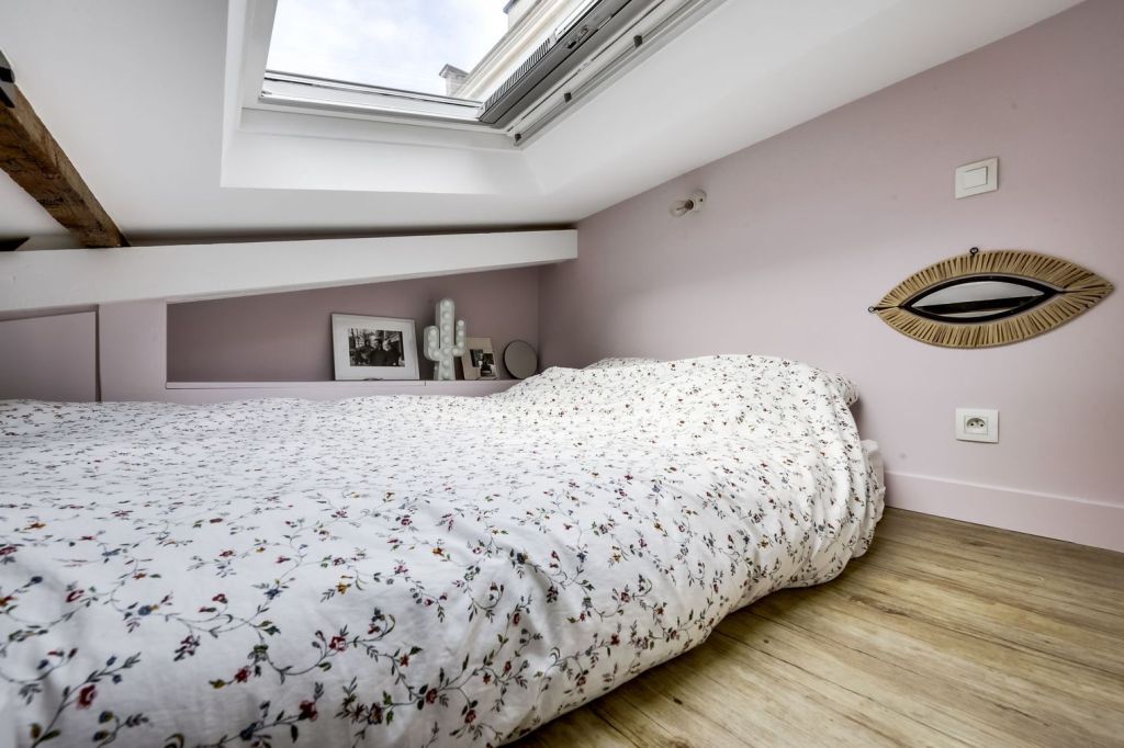 Loft Bedroom In A Small Apartment