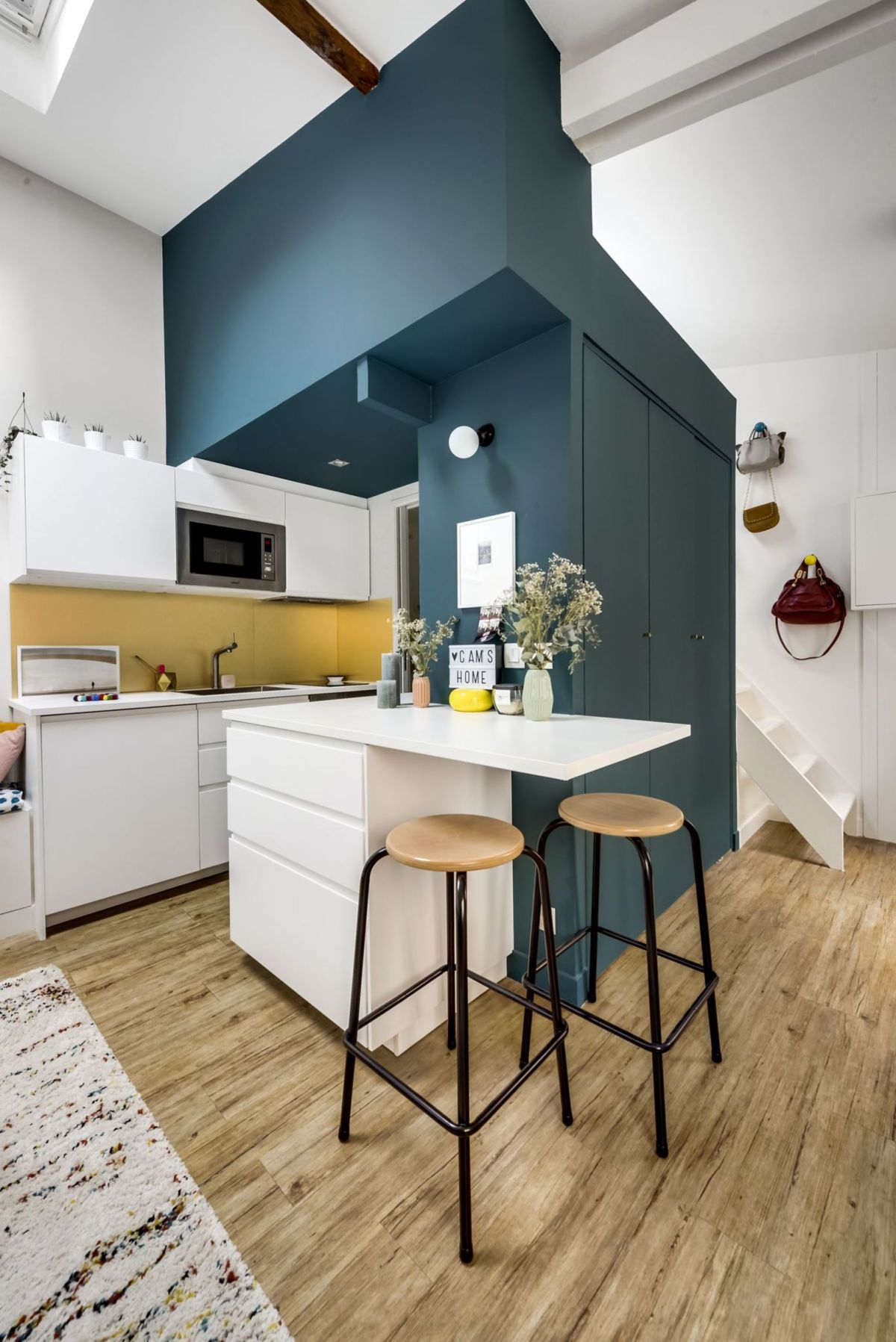 Dining Corner In A Studio Apartment