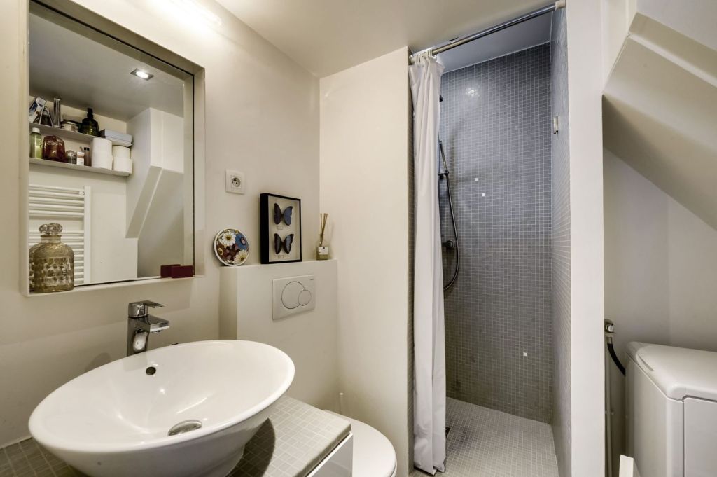 Small Bathroom In A Studio Apartment