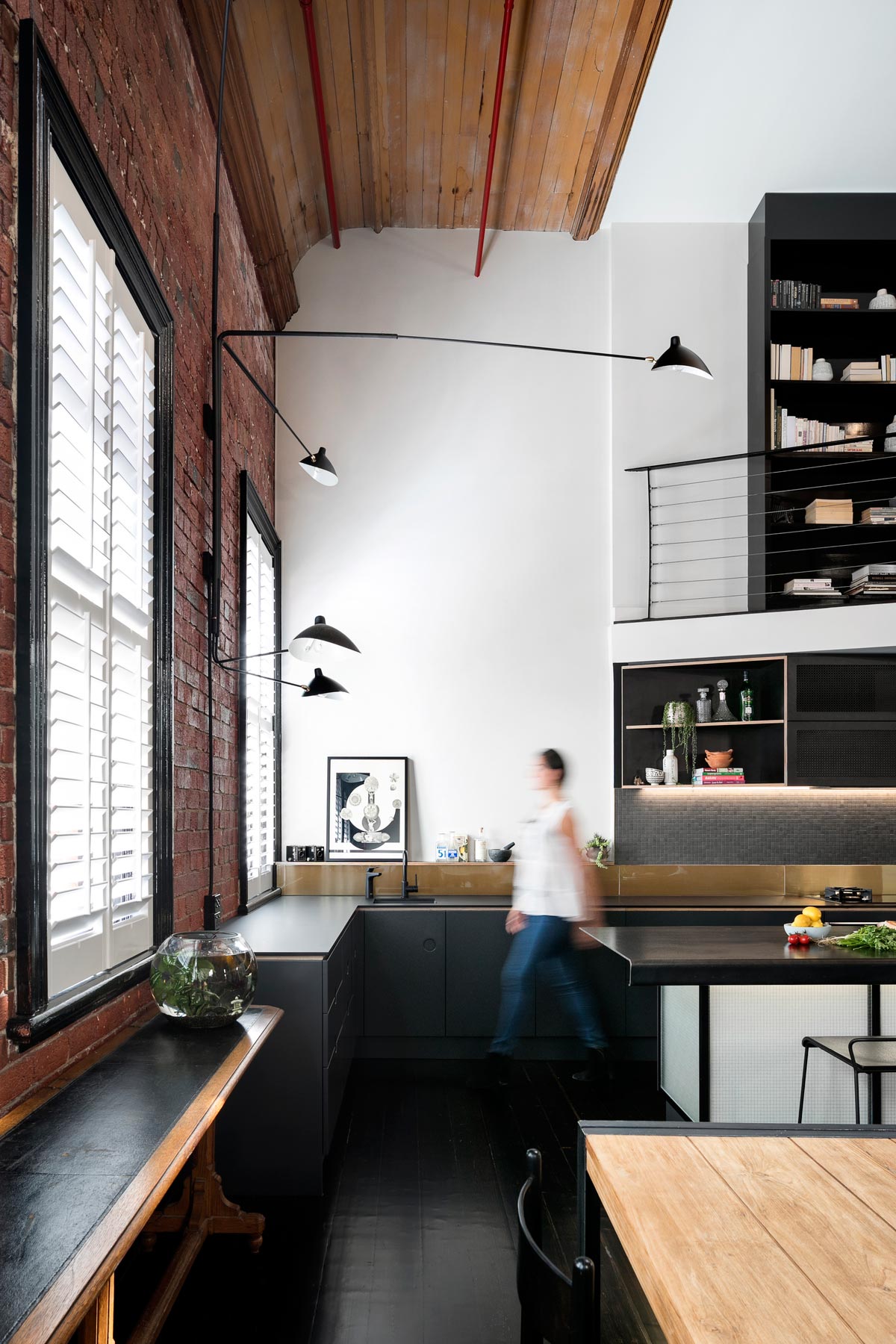 Kitchen In An Industrial Apartment