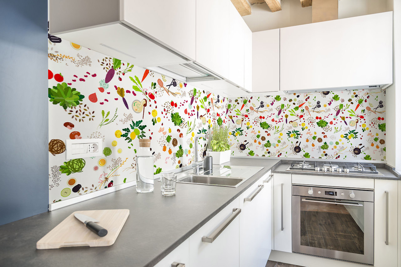 Colorful Kitchen Backsplash