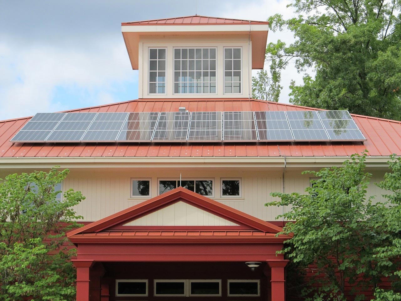 Solar Panels On The Roof