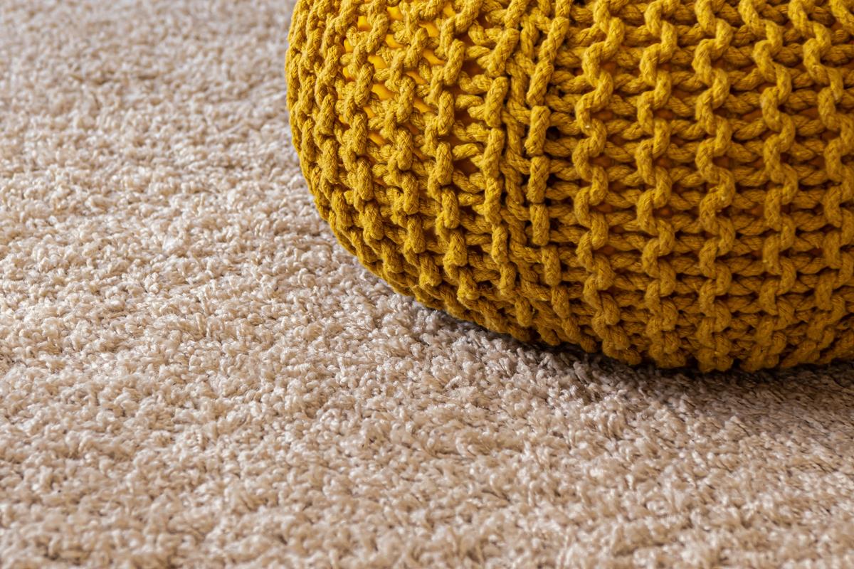 Carpet And Pouf