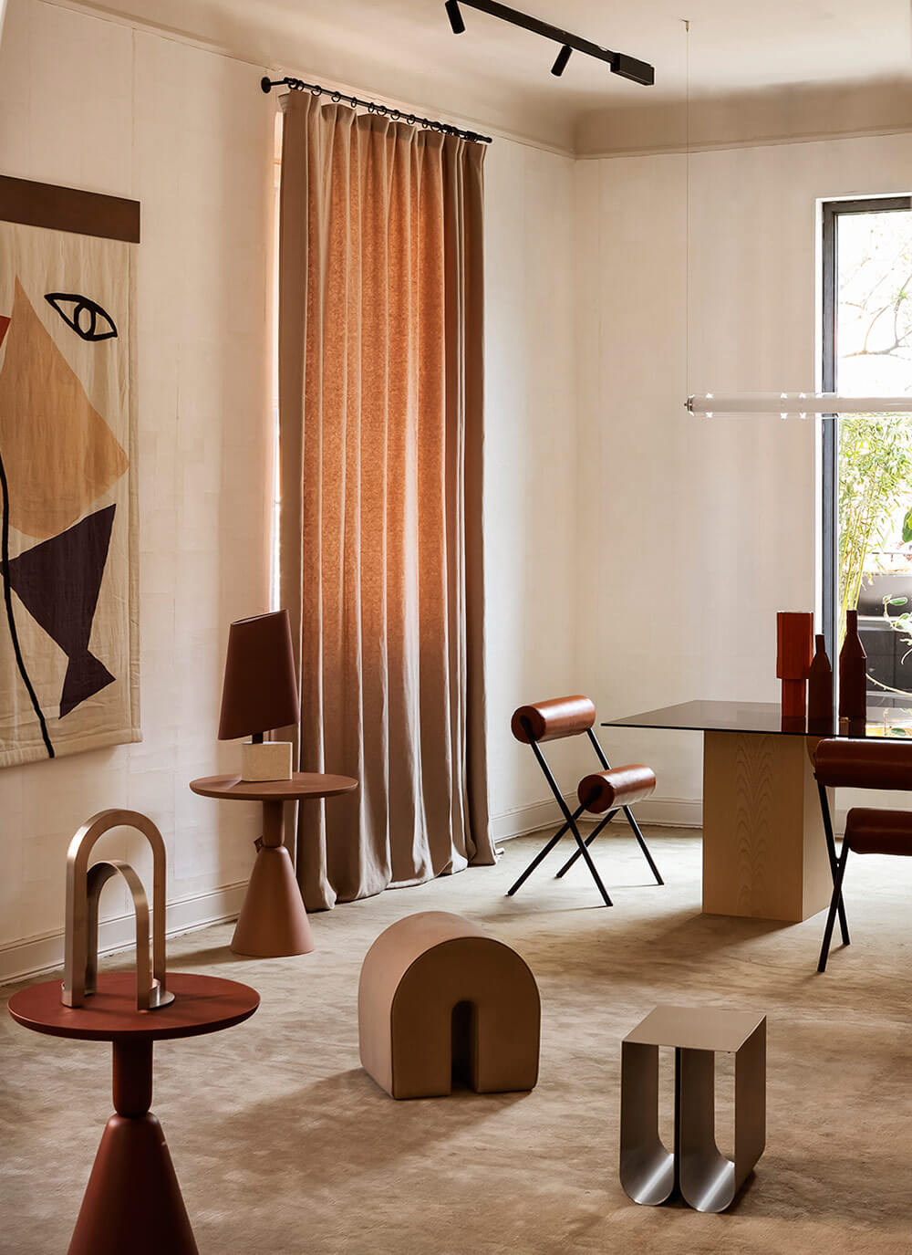 Retro-Futuristic Interior