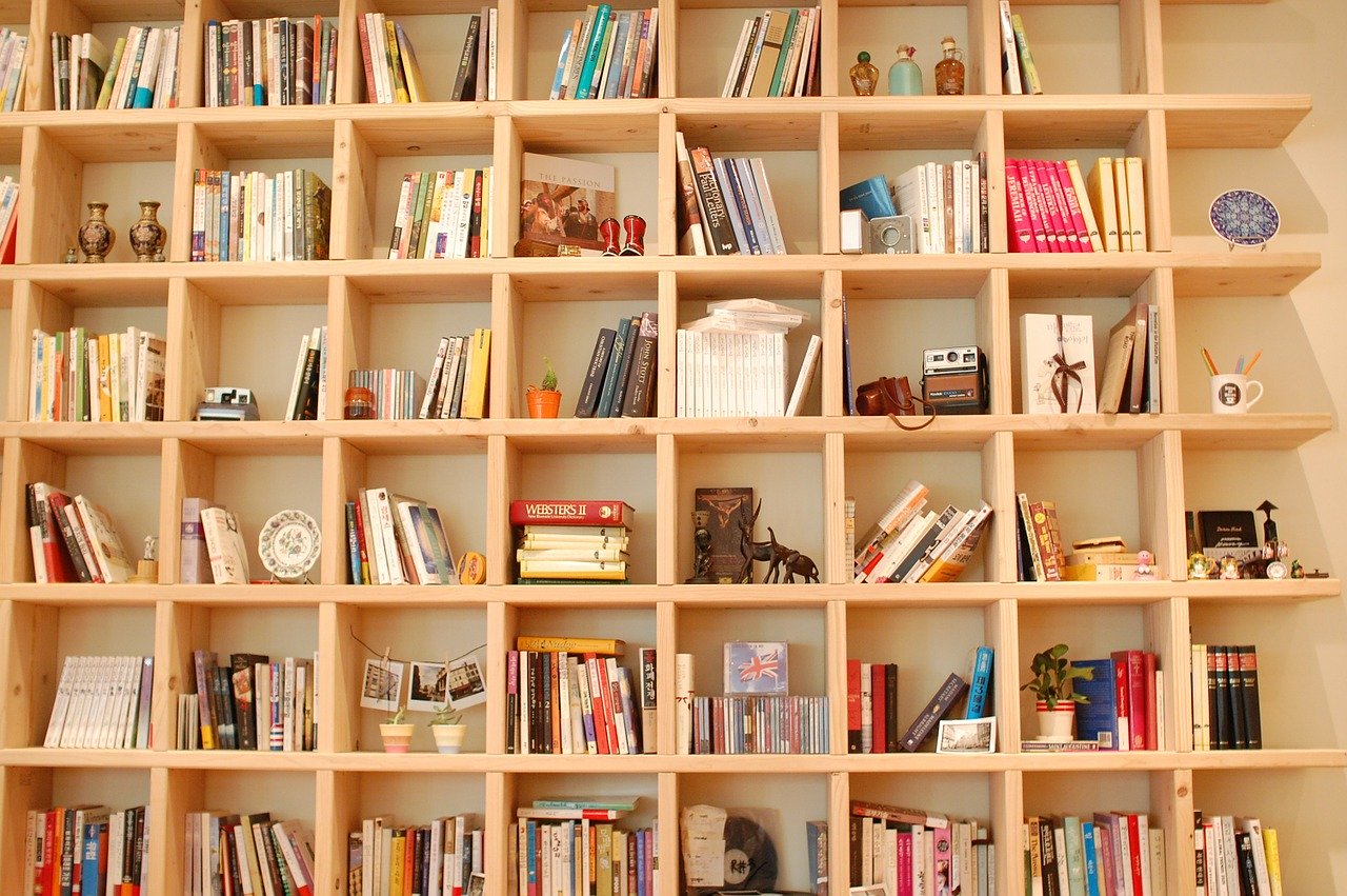 Large Wooden Bookcase