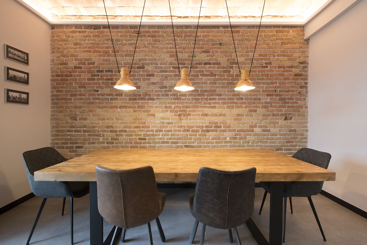 Industrial Style Dining Area