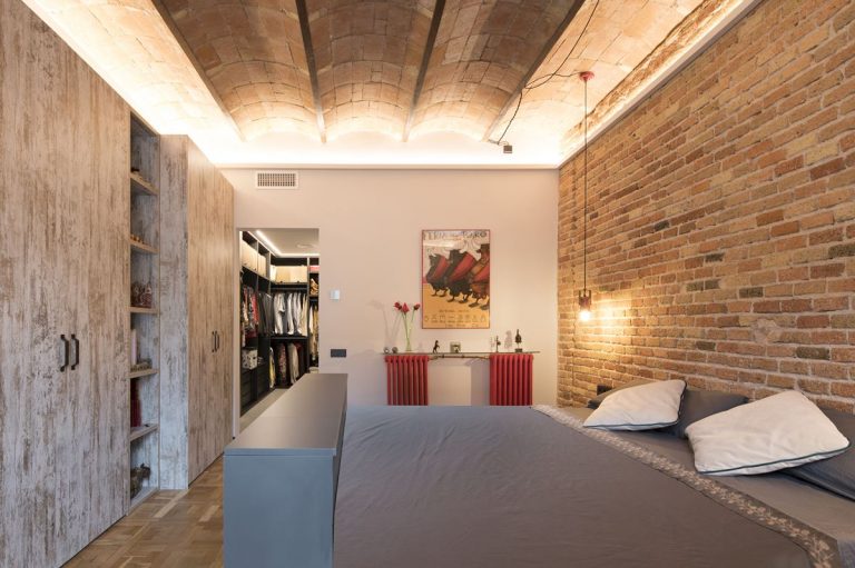 View of Contemporary Industrial Style Flat With Some Vintage Touches In ...