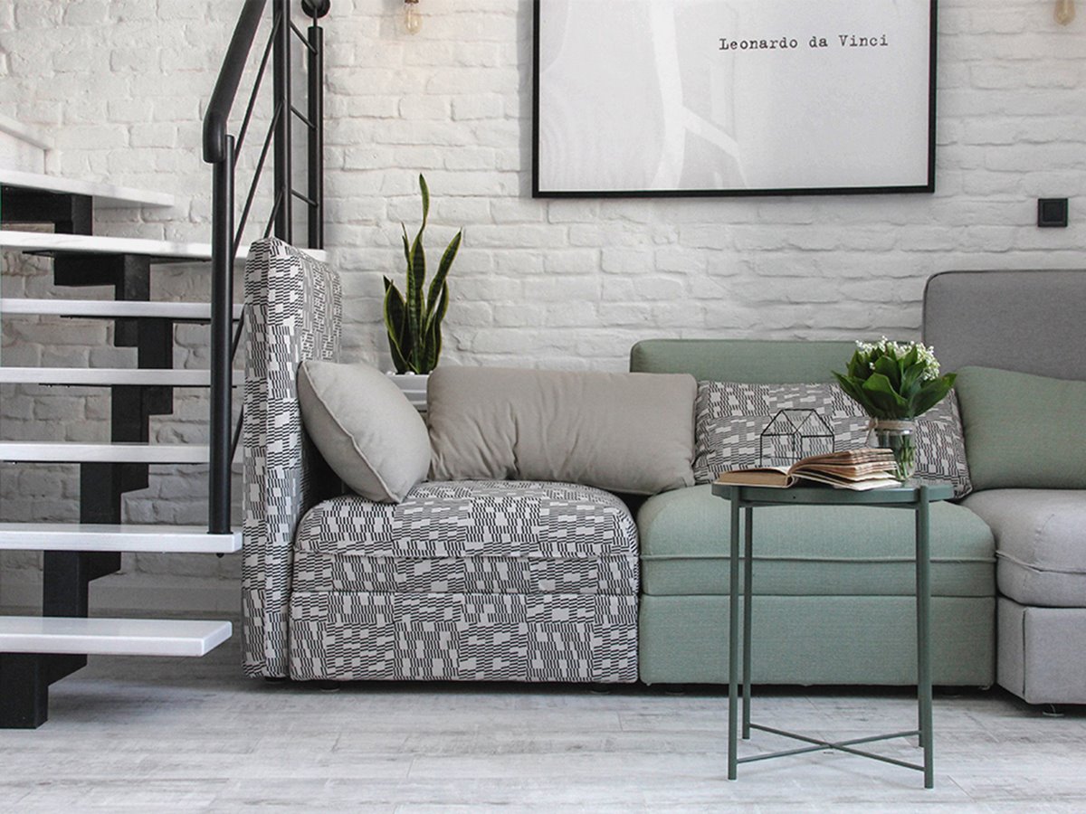 Lounge Area In An Urban Loft