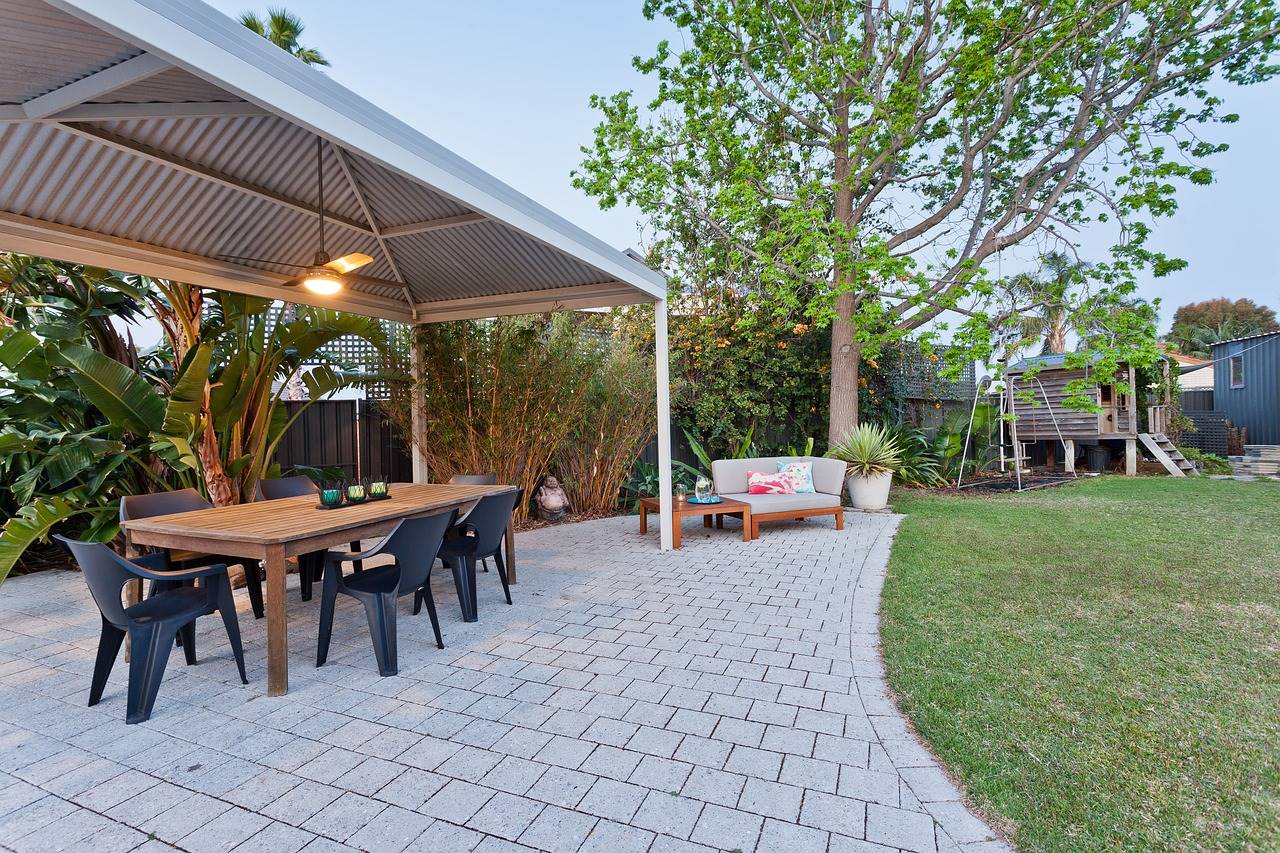 Backyard Dining Area