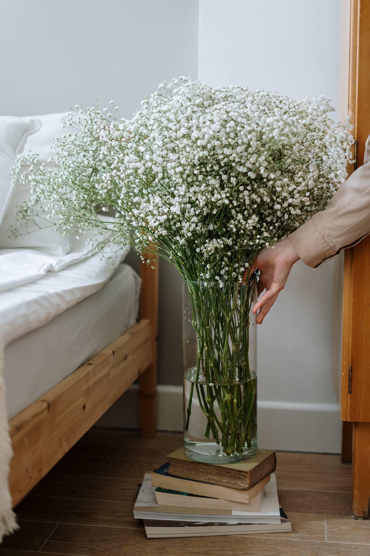 Flowers By The Bed