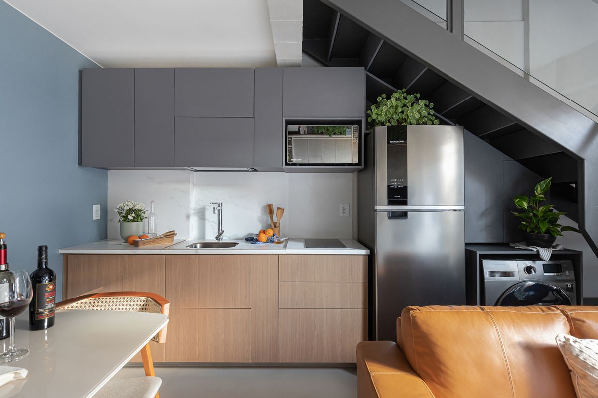 Kitchen Area In A Small Duplex