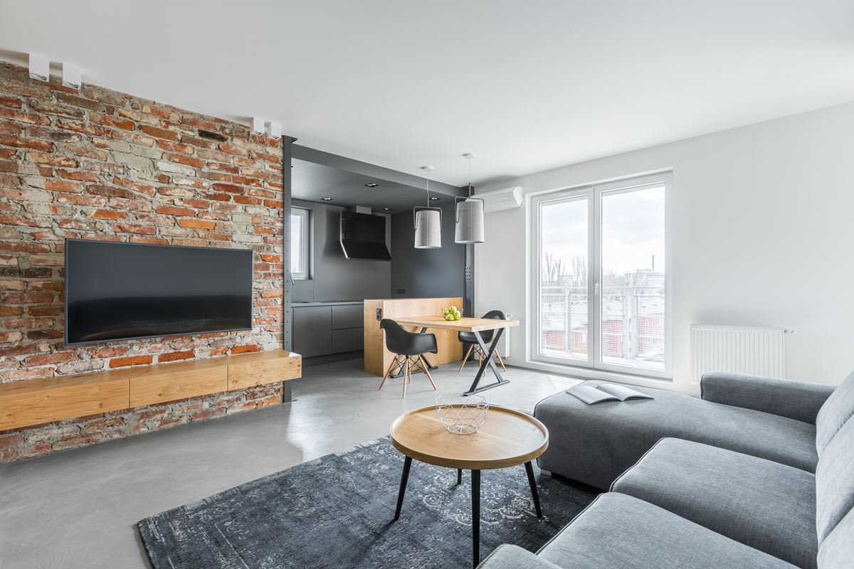 minimalist apartment entryway