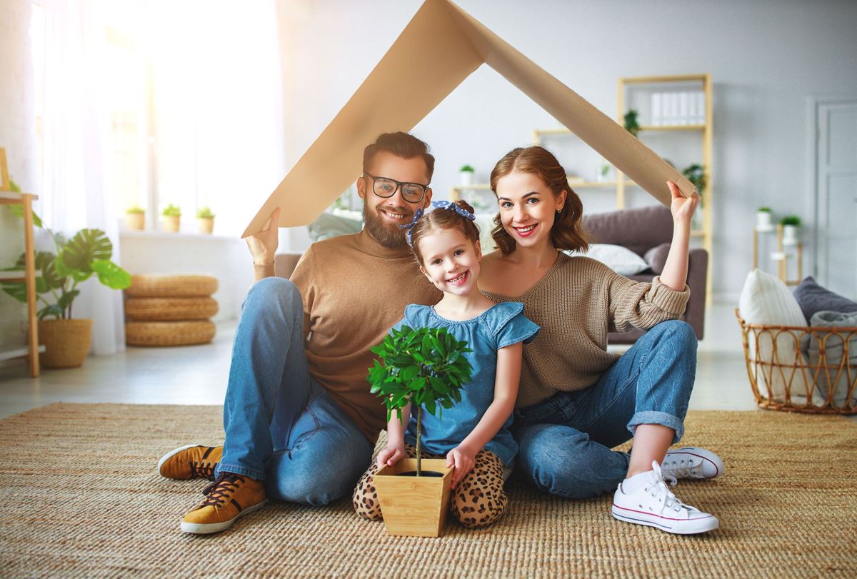 Family Happy At Home