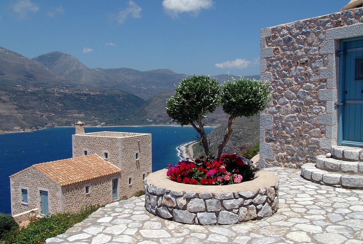 Mediterranean Stone Villa