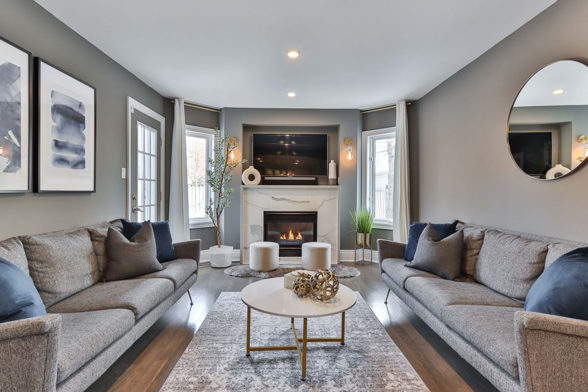 Modern Grey Living Room