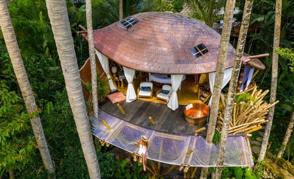 A Unique And Organic Treehouse For Those Who Seek To Meditate And Relax