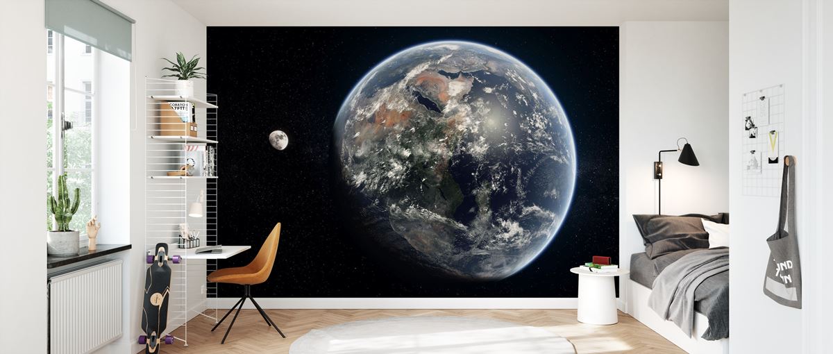 Space-Inspired Bedroom