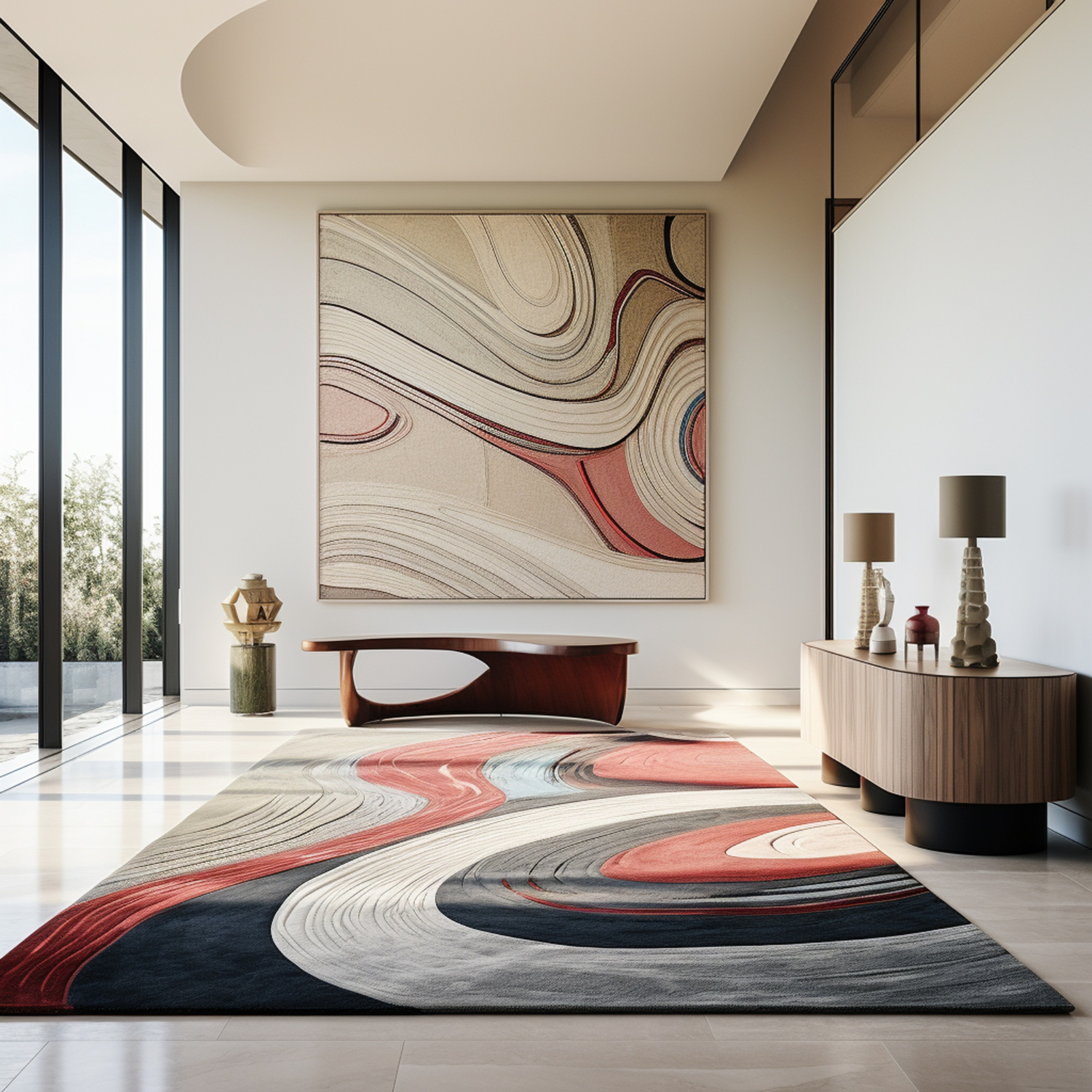 Area Rug In Neutral Colors