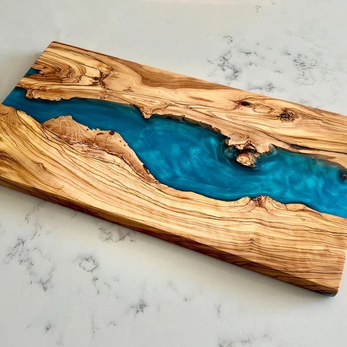 Wood And Epoxy Tray