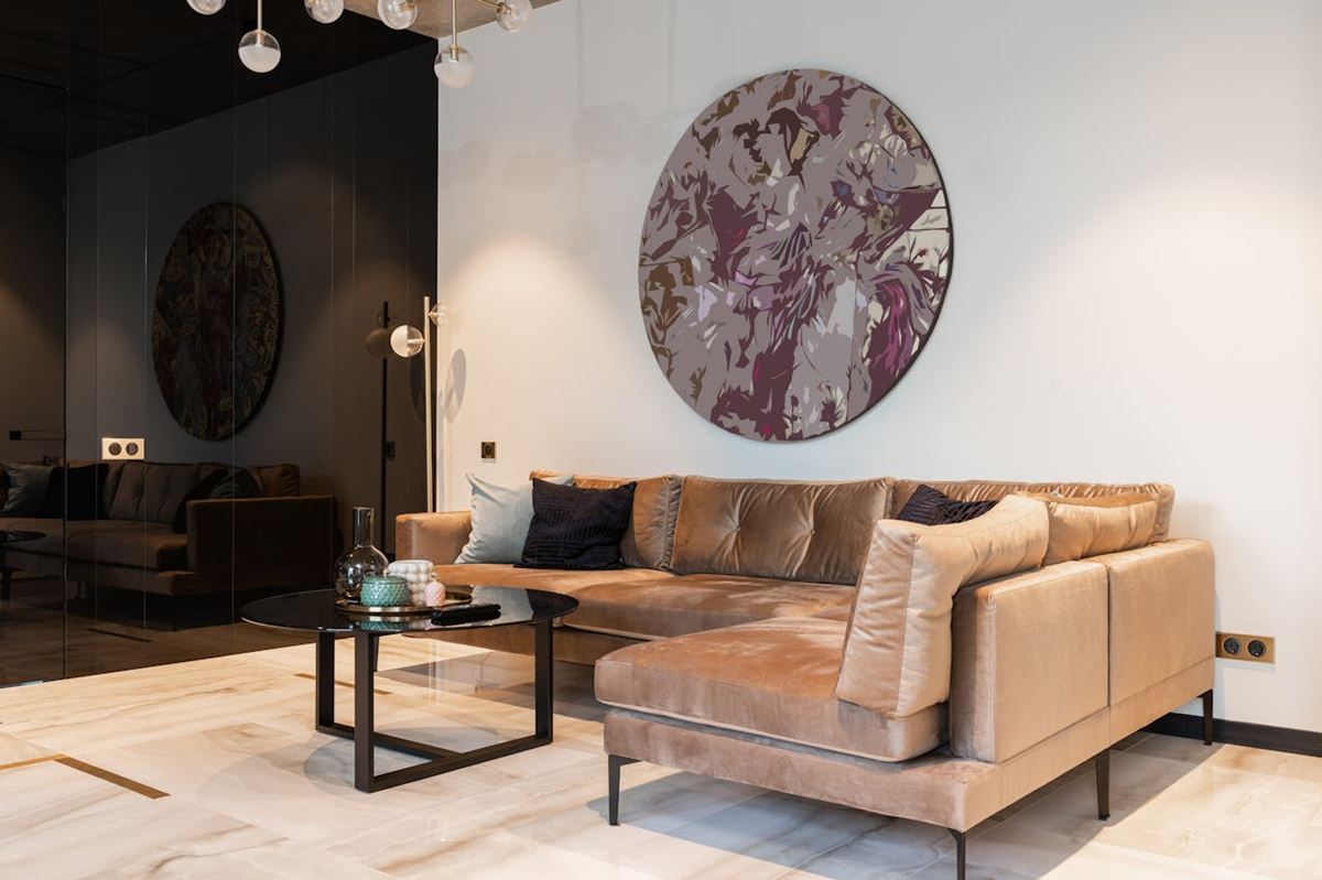 Artwork Above Sofa