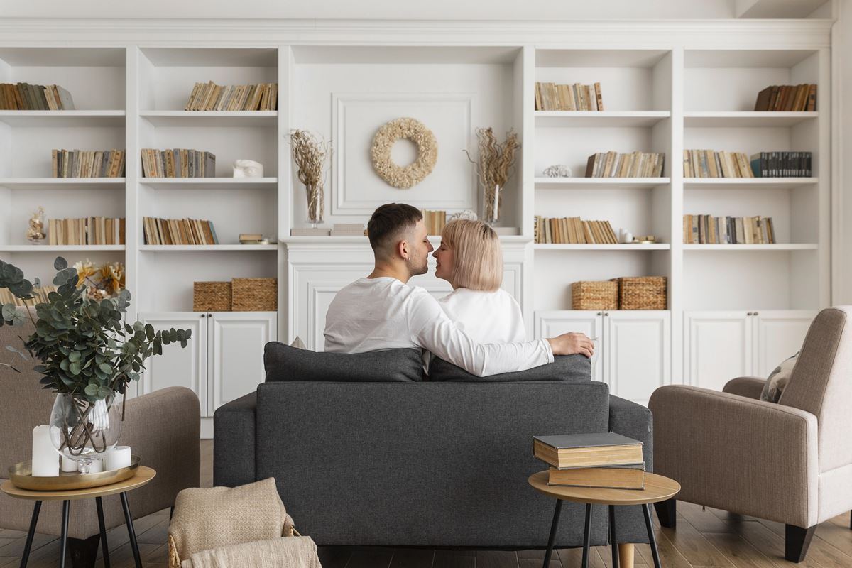 Grey Loveseat Sofa