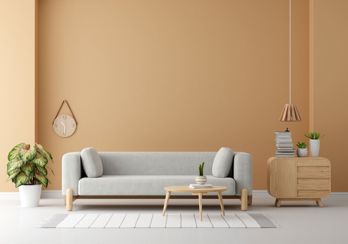Scandi Living Room With 3-Seater Sofa