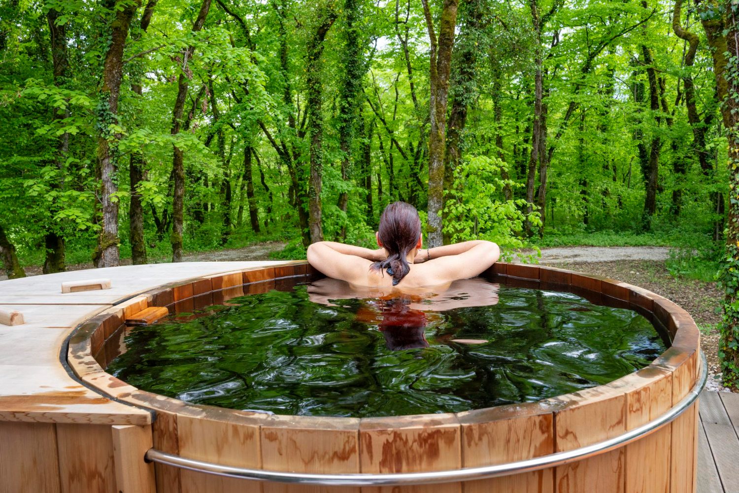 Daily, Weekly, Monthly: Your No-Stress Hot Tub Maintenance Schedule 3 Wooden Hot Tub On A Deck
